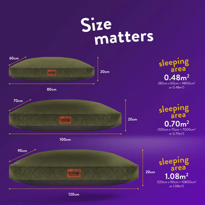 Paws for Slumber Raised Padded Dog Bed – Comfortable, Supportive & Durable Pet Bed for All Breeds