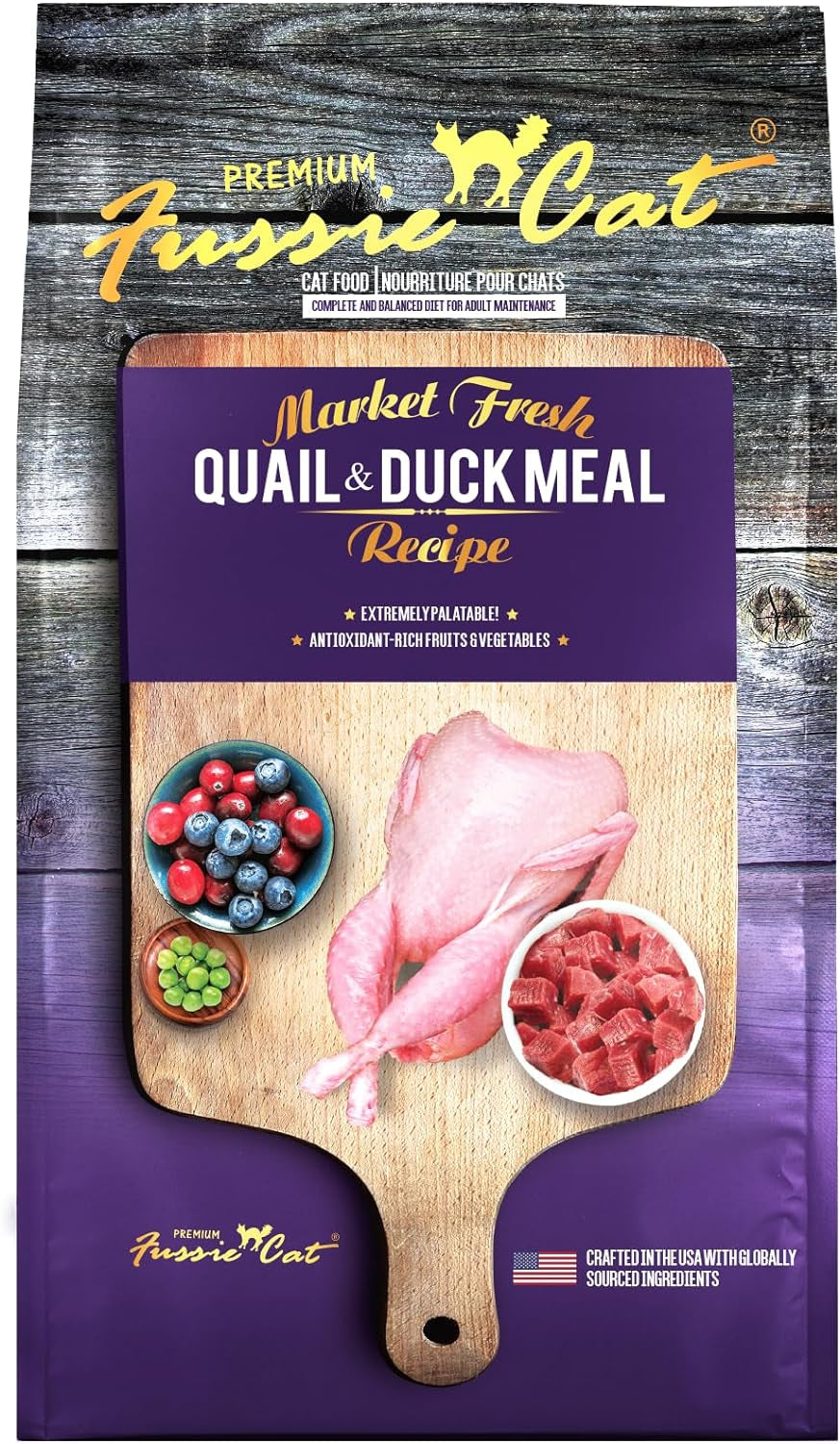 Market Fresh Grain-Free Dry Cat Food with Quail & Duck Meal, 4 lb